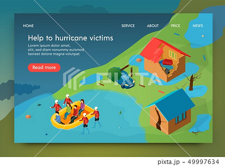Isometric is Written Help to Hurricane Victims. Isometric is Written Help to Hurricane Victims. 49997634