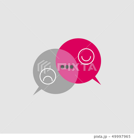 Two bubbles, chat messages 49997965