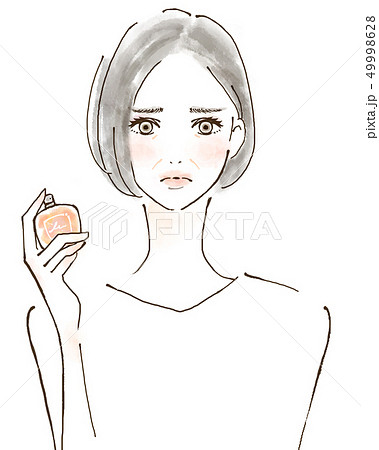 クレームを入れるシニア女性　困る　トラブル 49998628