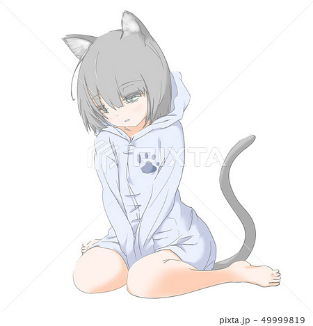 ベスト猫ポーズ 人間 イラスト 美しい花の画像