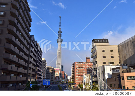 浅草通りとスカイツリー 浅草通りとスカイツリー 50000087