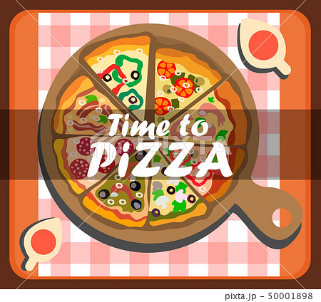 Time for Pizza Vector Social Media Banner Template Time for Pizza Vector Social Media Banner Template 50001898