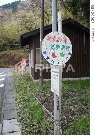 三好市営バス（旧西祖谷山村営バス）　秘境の湯　大歩危行　かずら橋停留所 50003789