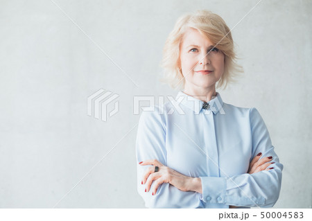 confident smart intelligent mature business woman 50004583