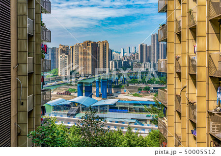 Apartment buildings in Chongqing 50005512