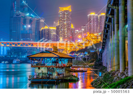 Jialing river view at night 50005563