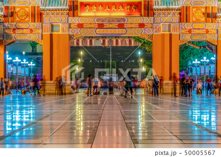 Motion blur of people doing the Square dance at Motion blur of people doing the Square dance at 50005567