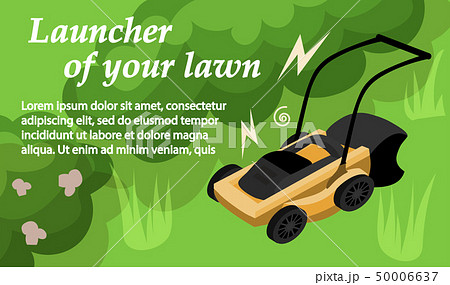 Horizontal Flat Banner Launcher of Your Lawn. 50006637