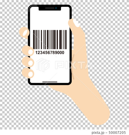 Cashless payment: smartphone cashless payment barcode Cashless payment: smartphone cashless payment barcode 50007205