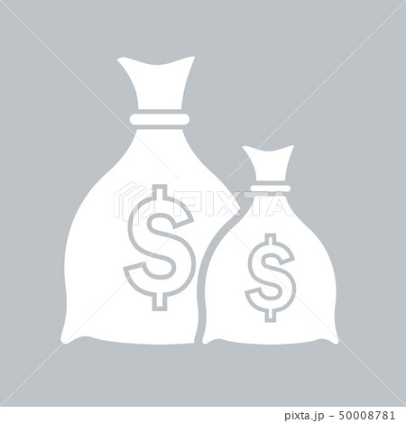 Money bag flat icon 50008781