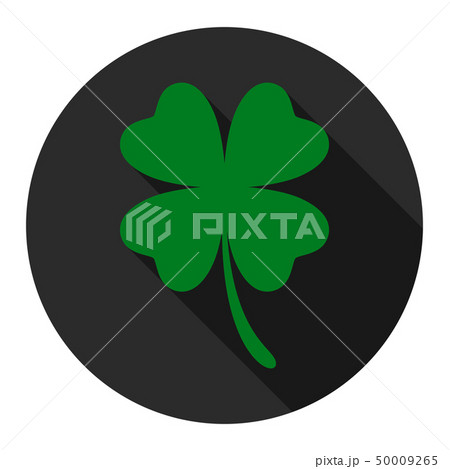 Clover flat icon Clover flat icon 50009265