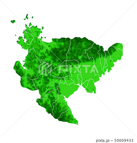 佐賀県地図と市町村境界 50009433