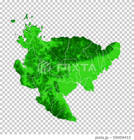 佐賀県地図と市町村境界 50009433