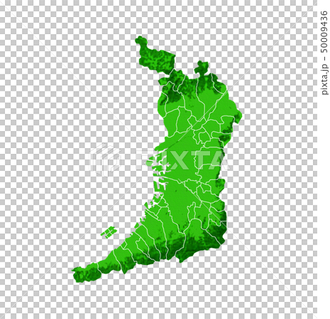 Osaka Prefecture Map and Municipal Boundaries 50009436