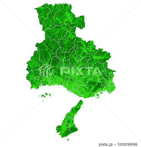 兵庫県地図と市町村境界 50009696