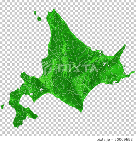 北海道地図と市町村境界 北海道地図と市町村境界 50009698