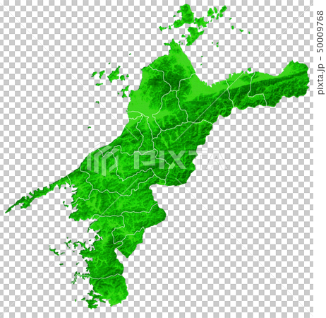 Ehime Prefecture Map and Municipal Boundaries Ehime Prefecture Map and Municipal Boundaries 50009768