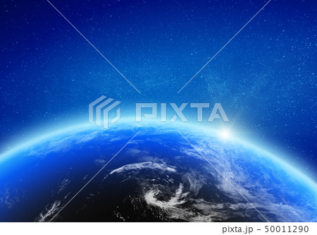 Planet Earth glow light horizon 50011290