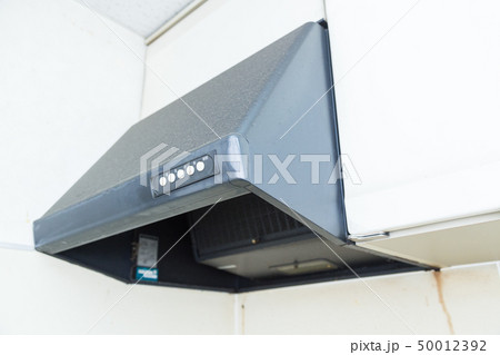 ほこりまみれのレンジフードの写真素材