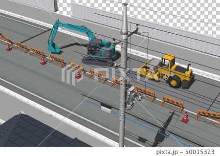 Road construction 50015323