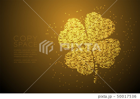 Clover 4 leaf shape Particle Geometric Bokeh 50017536