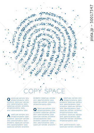 Fingerprint shape Particle Geometric Square box 50017547