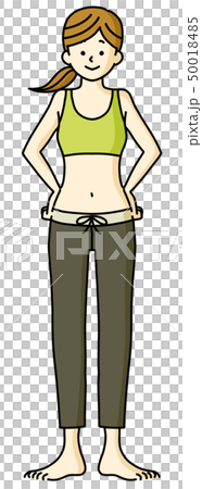 女性-全身-スリム 50018485