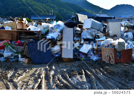 西日本豪雨災害ゴミ 西日本豪雨災害ゴミ 50024575