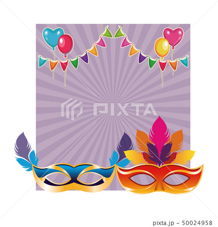 masks with feathers 50024958