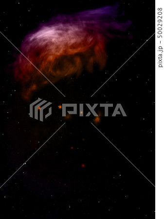 Star field in space and a nebulae. 3D rendering Star field in space and a nebulae. 3D rendering 50029208