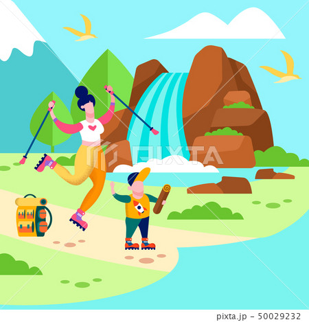Mother Son Trip Card Family Outdoors Promo Banner 50029232
