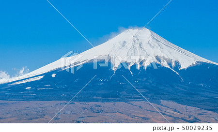 杓子山山頂から望む富士山 50029235