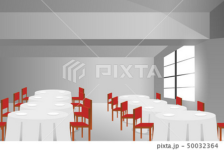 chairs with tables in the ballroom	 50032364