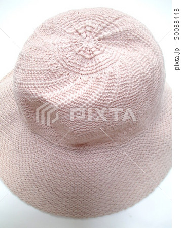 日除け用のピンク色の帽子 50033443