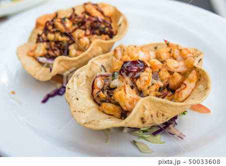 Shrimp tacos, authentic mexican cuisine 50033608