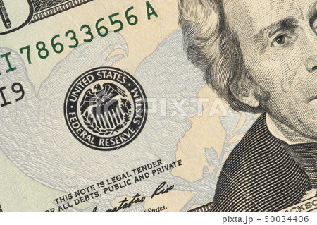Background of twenty dollar bills. Background of twenty dollar bills. 50034406