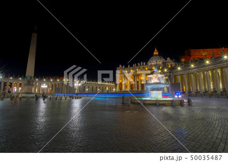 サンピトロ広場 夜景 サンピトロ広場 夜景 50035487
