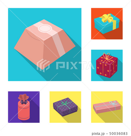 Vector design of cardboard and delivery  icon. Set of cardboard and label stock vector illustration. 50036083