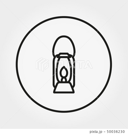 Lantern. Camping. Icon. Vector. Editable Thin line. Universal Lantern. Camping. Icon. Vector. Editable Thin line. Universal 50036230
