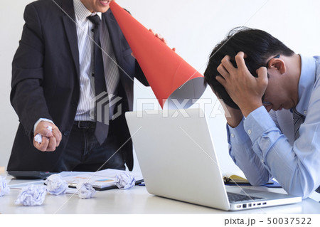 Blaming business concept, Senior executive manager 50037522