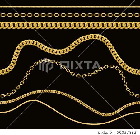 Seamless vintage pattern with chains and belts. 50037832