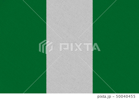 Nigeria fabric flag 50040455
