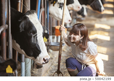 牛舎　女性 50042199