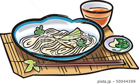 そうめんのイラスト素材