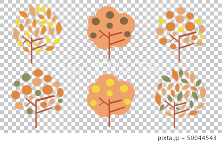 Tree Icon Set 07 (White Background) Tree Icon Set 07 (White Background) 50044543