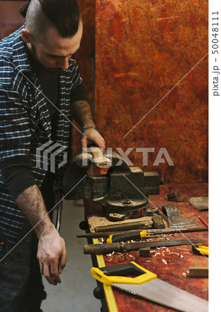 Work in carpentry shop Work in carpentry shop 50048111