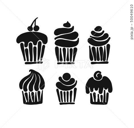 Cupcake Collection For Your Designのイラスト素材