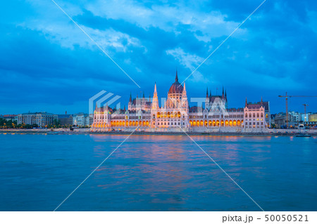 Budapest Parliament Building with view of Danube 50050521