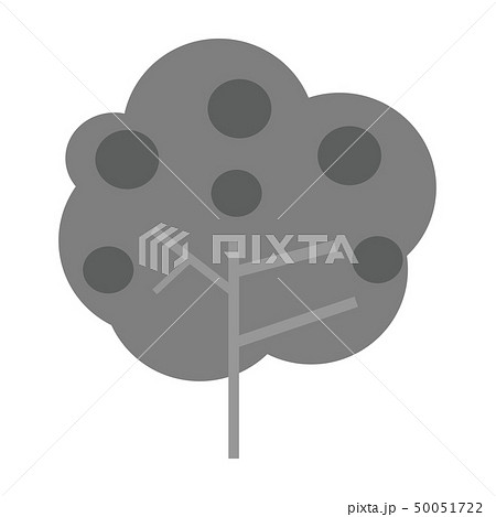 木の実のなる木アイコン17のイラスト素材 50051722 Pixta