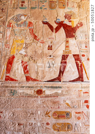 The antique temple of female pharao Hatchepsut near Luxor in Egypt 50051827